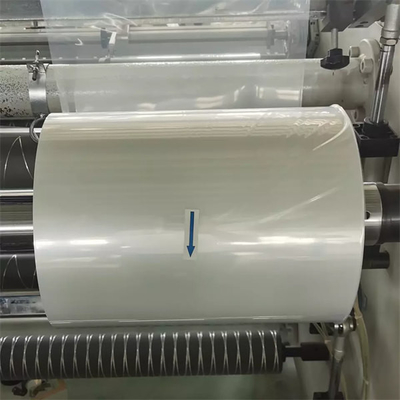 Fünf Verdrängung Pof-Hitze-Schrumpffolie schrumpfen der Schicht-Co 12 Mikrometer Verpackung Plastik-Rolls